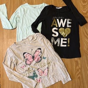 Lot of 3 H&M Long-Sleeve Tees
